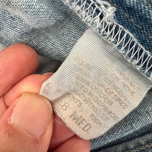 Vintage Lee Riveted High Rise Tapered Jeans 27 Made in USA - Picture 7 of 7